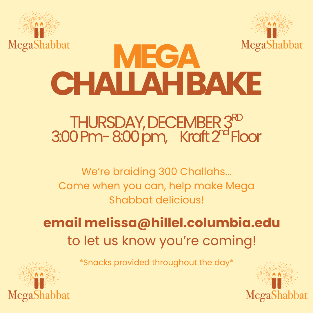 Mega Challah Bake