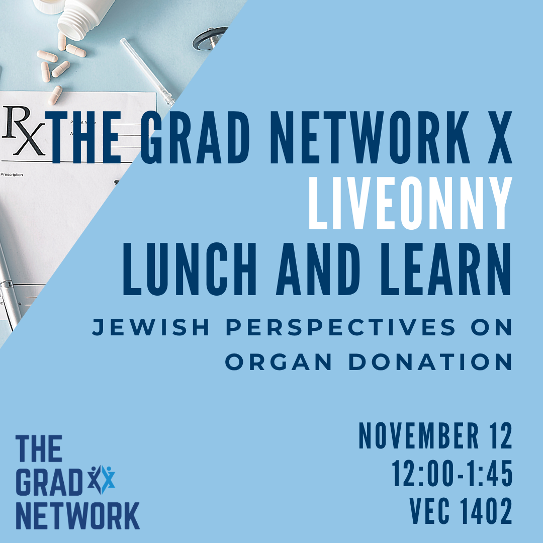 Lunch &amp; Learn: Jewish Perspectives on Organ Donation