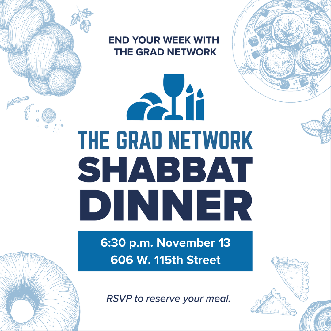 Grad Network Shabbat Dinner 