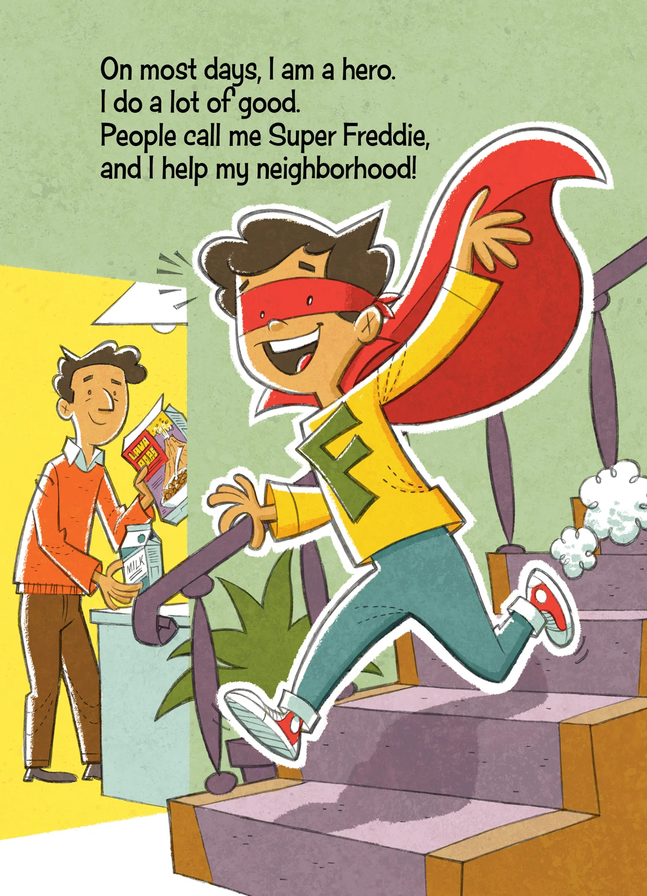 Super Freddie School Reader page