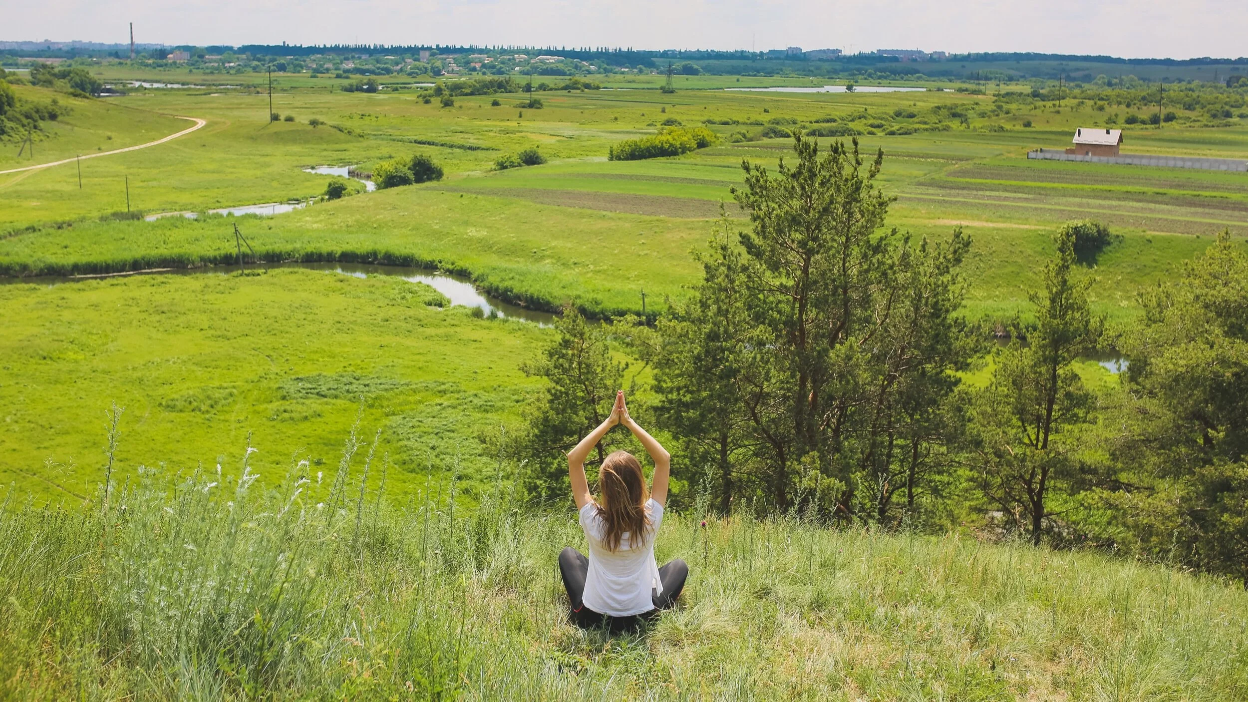 Yoga in the countryside