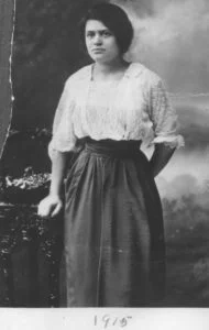 Sarah Dubow Sorenson four years after the Triangle Shirtwaist Fire.