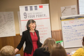 Gloria Feldt, co-founder and president of Take The Lead, has led the organization for five years of action toward the mission.