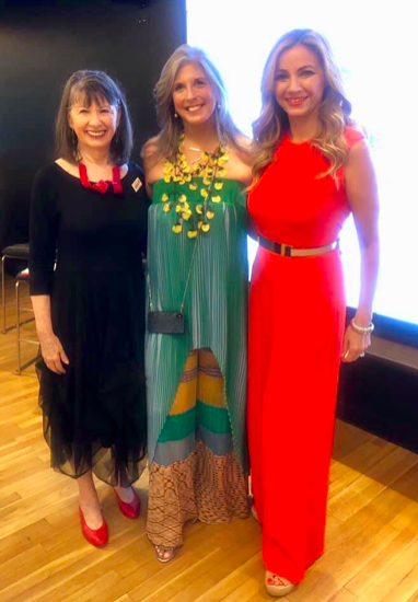 L-R: Gloria Feldt, Joan Hornig, Marina Arsenjievic.