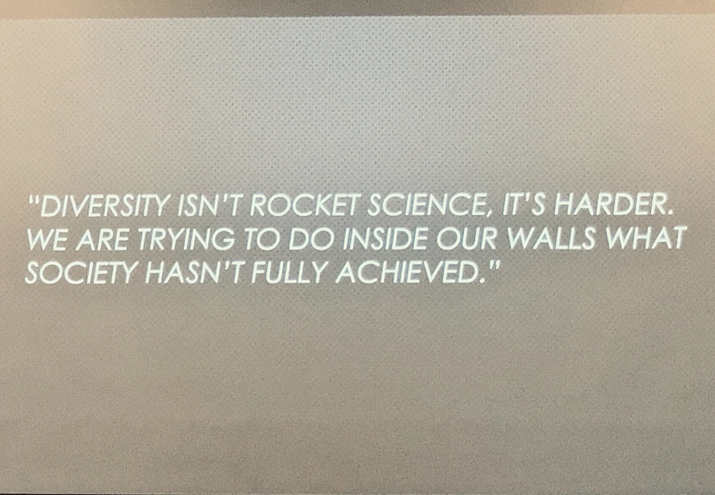 Rosalind Hudnell wisdom.