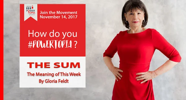 The Sum  — The Meaning of This Week: One  