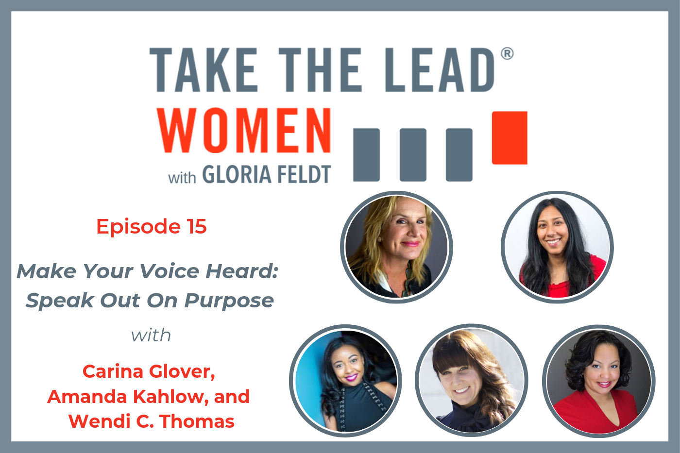 015 Make Your Voice Heard: Speak Out On Purpose