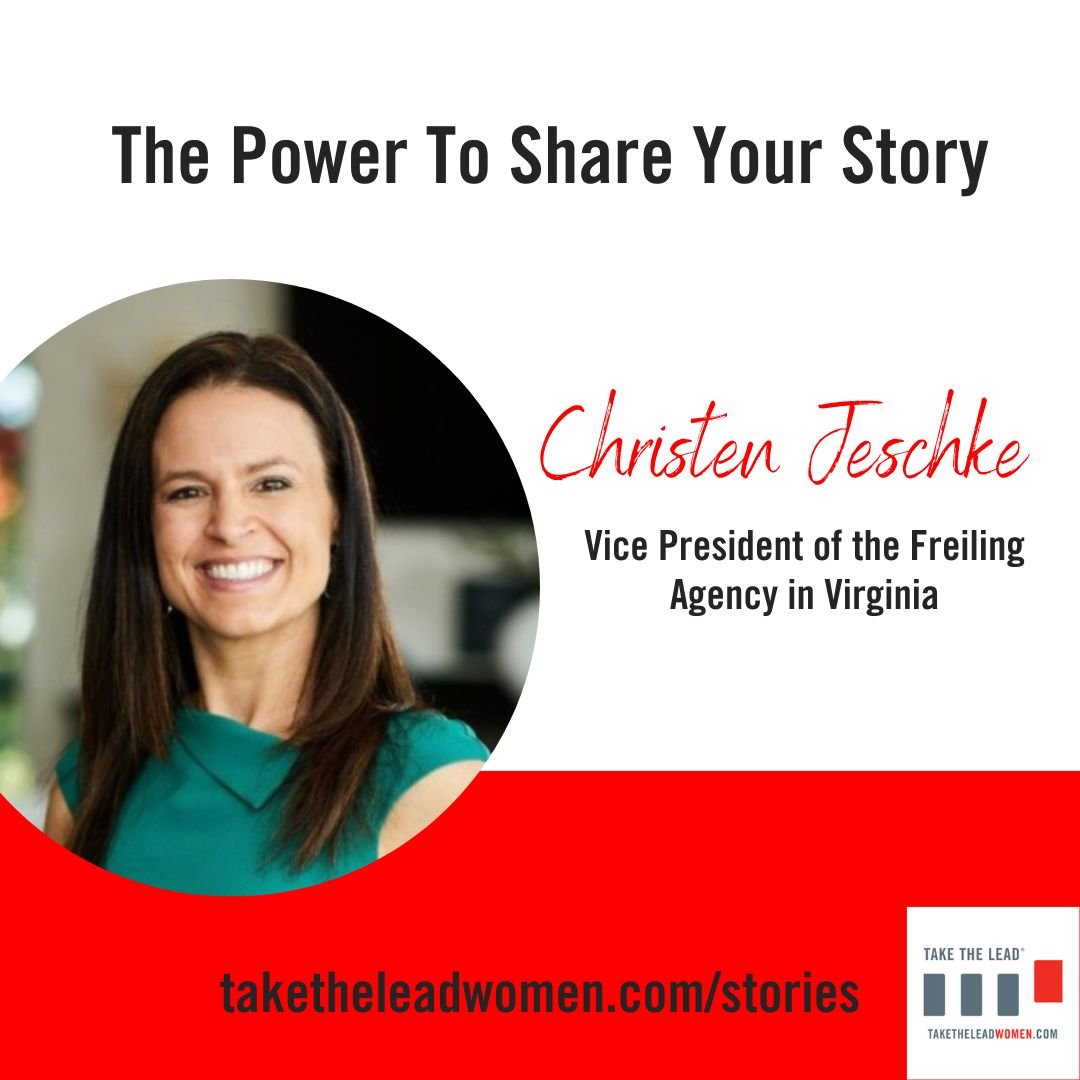 Ready to share your story? Read about Christen's inspiring story at https://www.taketheleadwomen.com/stories/the-power-to-share-your-story

Do you have a story to share? Share your story with us at taketheleadwomen.com/yourstory 

#WomenPower #PowerT