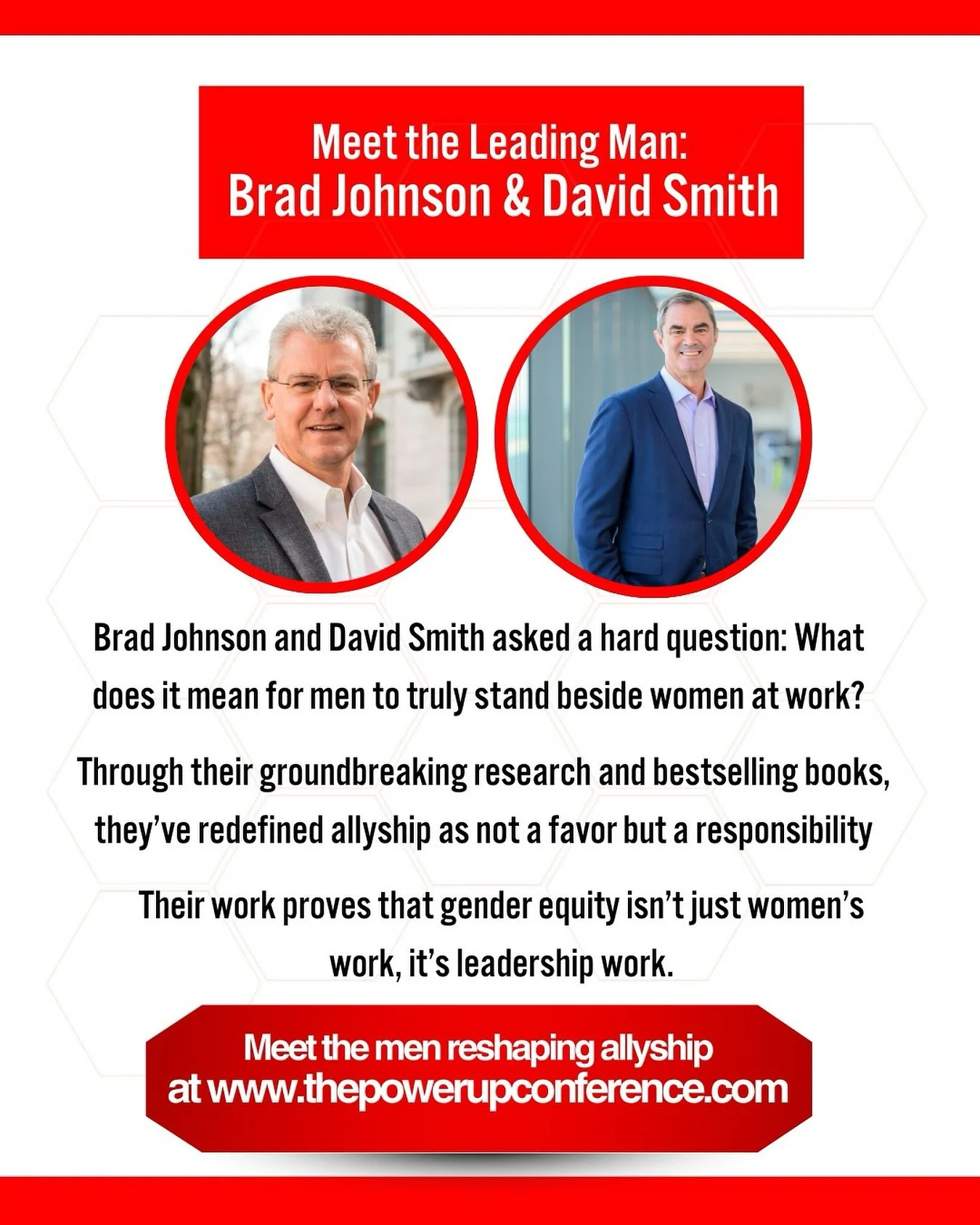 What does it look like when men use their influence to open doors, not close them?

For Bead Johnson and @davidgsmithphd , it looks like decades of teaching, mentoring, writing, and showing up again and again for women in leadership.

Through their b
