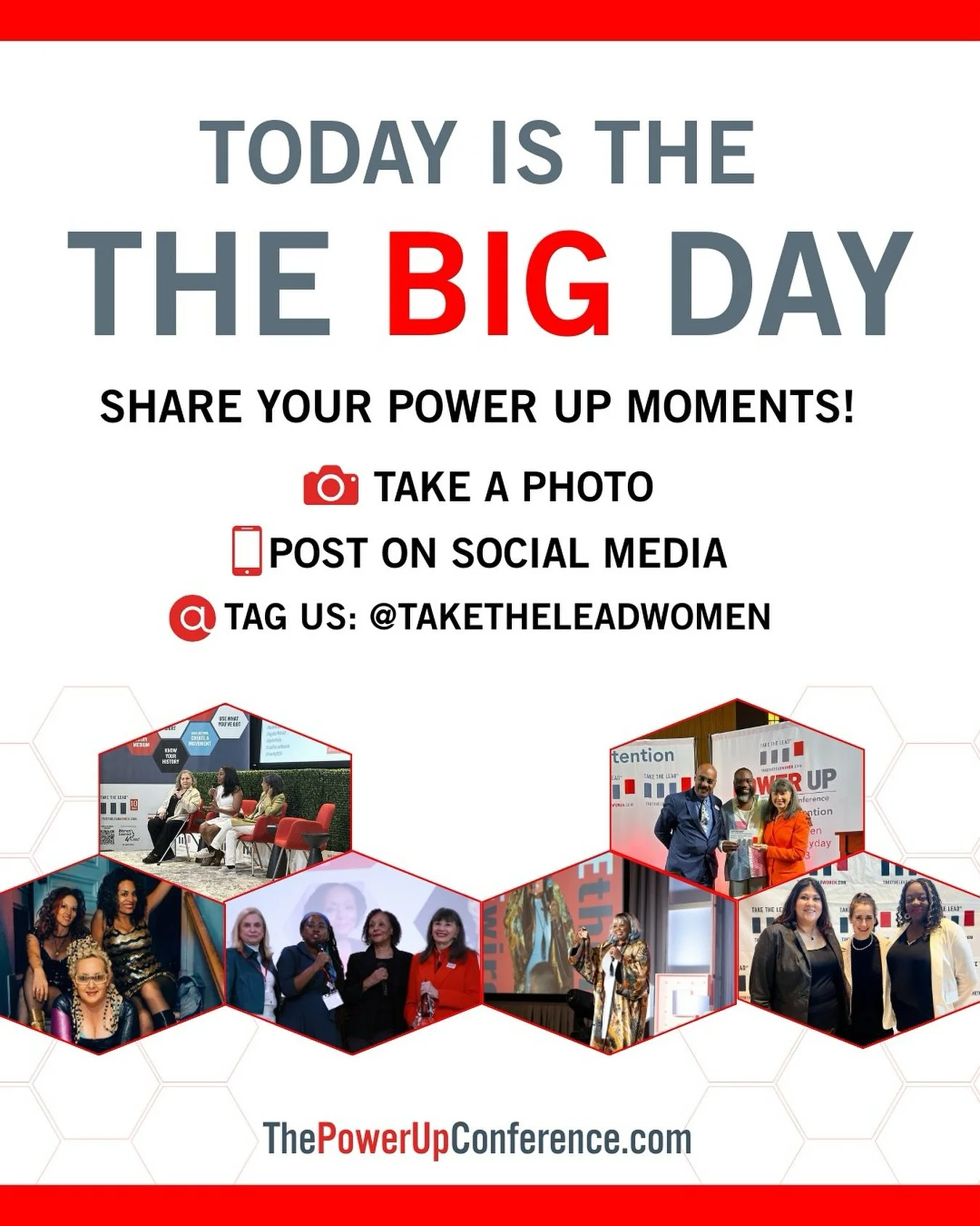 TODAY IS THE DAY!

The Power Up Courage to Lead Concert &amp; Conference begins in Washington, D.C. on Women&rsquo;s Equality Day. Over the next two days, leaders and changemakers from across the country will unite to share ideas, spark connections, 