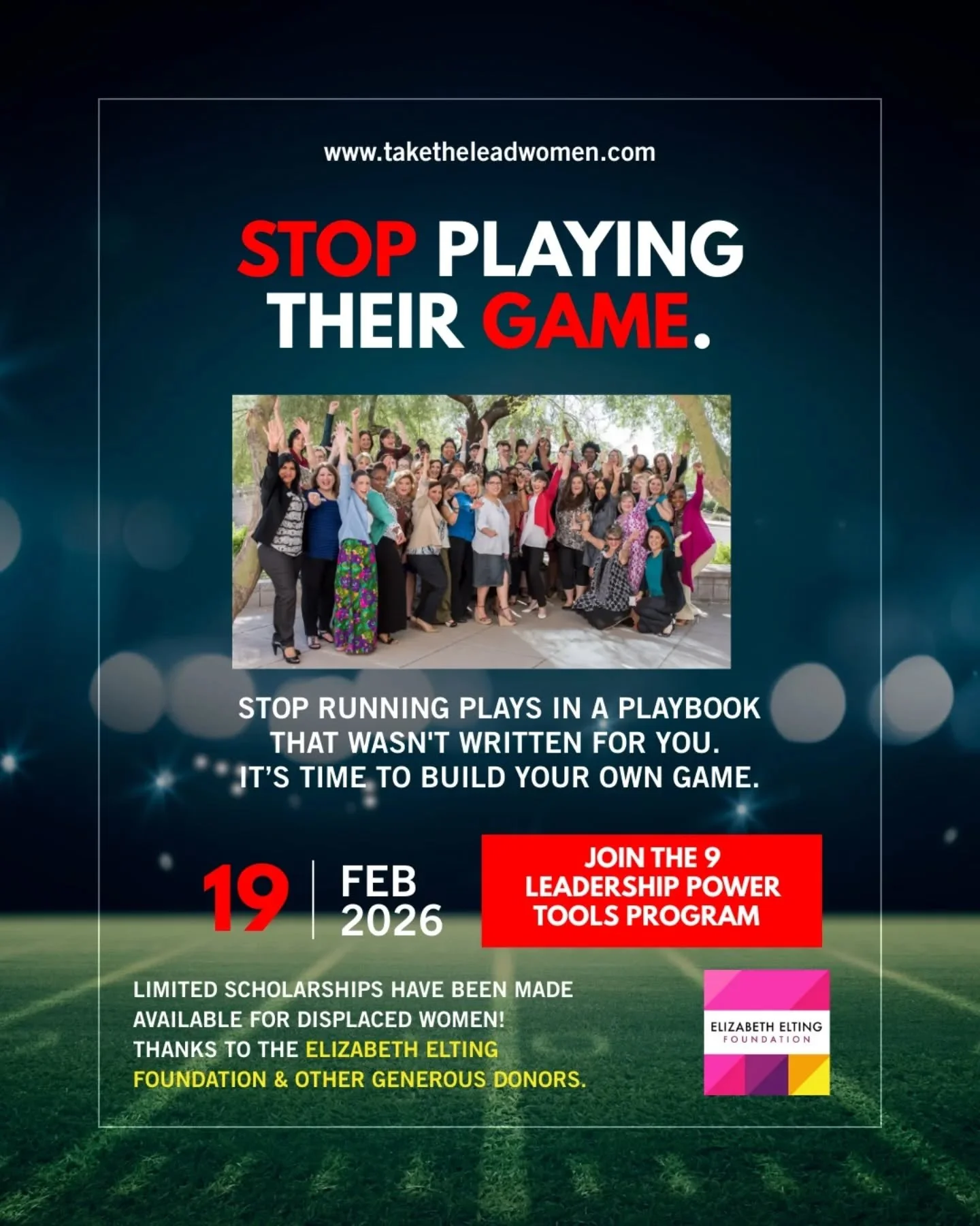 It's Super Bowl week, which means everyone's talking about MVPs and winning strategies.

But here's what I keep thinking about: You can't be the MVP when you're playing someone else's game. 🏈

On Feb. 19th (Take The Lead&rsquo;s Birthday).

We are o