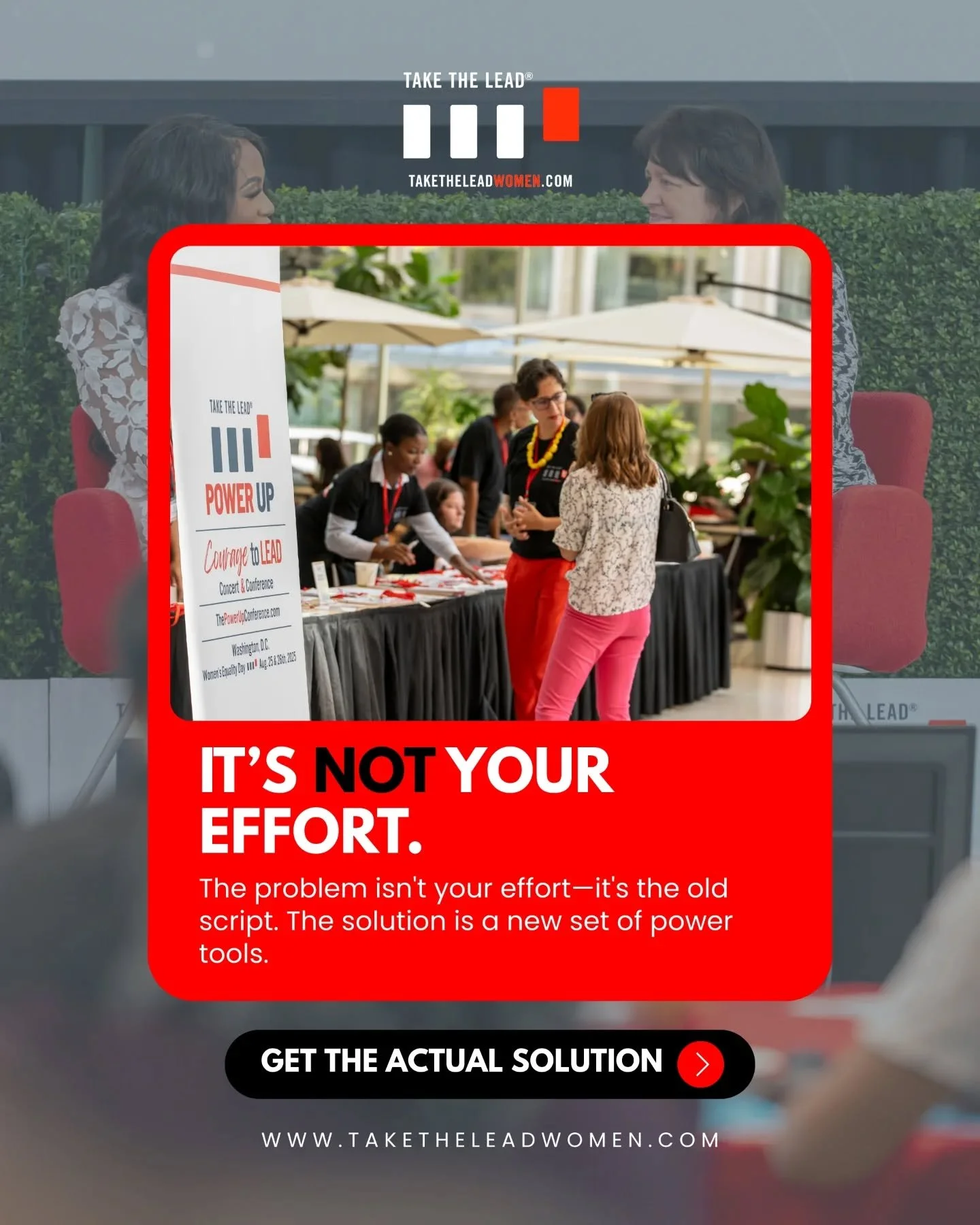 It&rsquo;s not your effort.

The problem isn't that you aren't working hard enough&mdash;it&rsquo;s that you're operating from an old script.

When the rules of the game weren't built for you, outworking the system isn't the answer. The solution is a