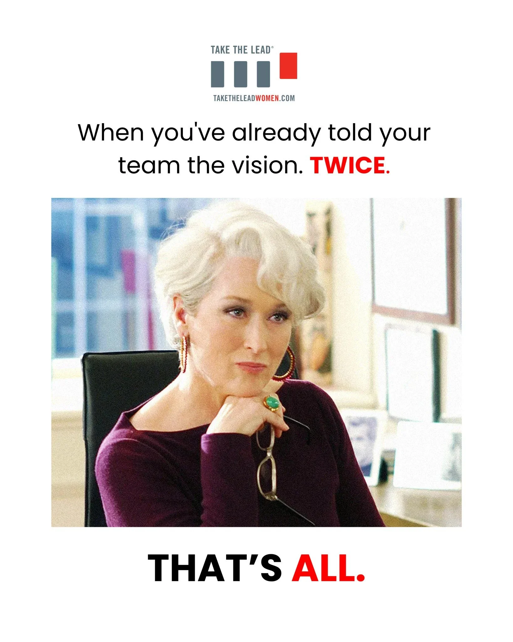 We love Miranda for the confidence. 

We do not love her for the leadership style. 😅"Power over" gets you to the top. "Power TO" keeps people there with you.

Comment POWER and we'll send you the tools that actually work. 👇

#Ta