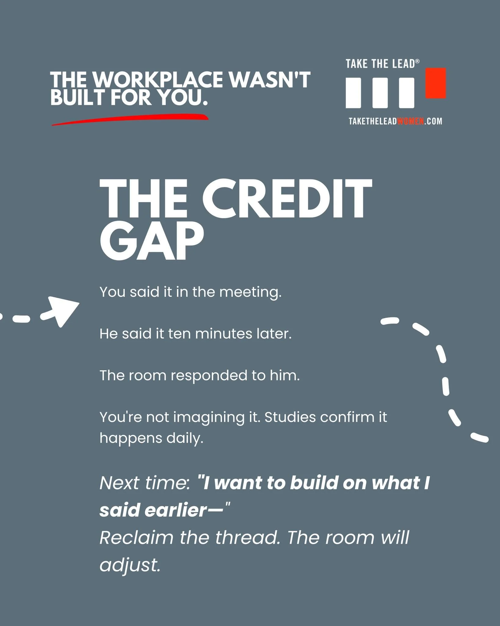 You said it in the meeting. He repeated it. The room credited him.

And for every 100 men promoted to manager, only 81 women make the same move.

You sat there doing the math on whether it is even worth speaking next time. Whether the ladder is worth