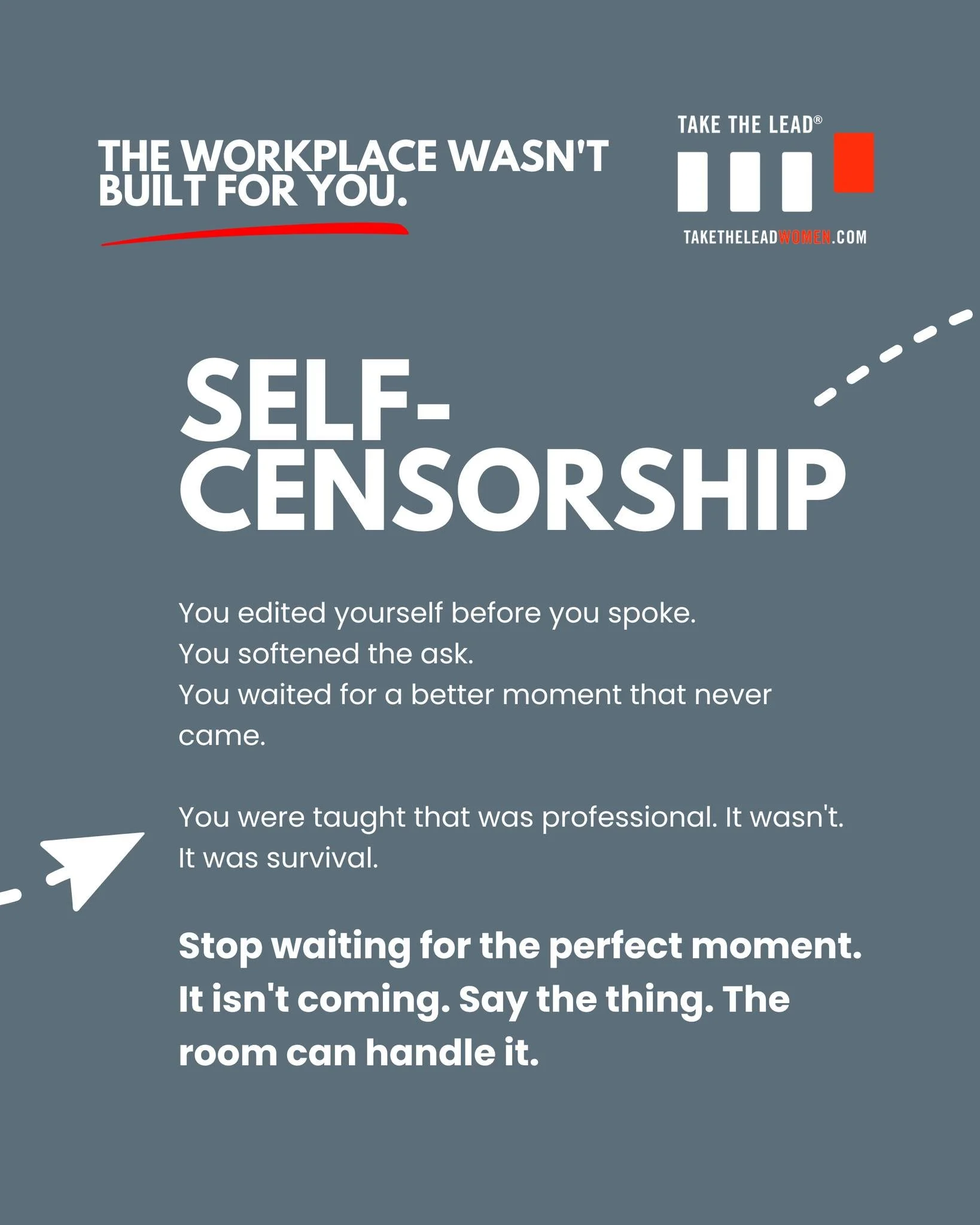 You edited yourself before you spoke.

You softened the ask. Swallowed the pushback. Waited for a better moment that kept not coming.
And at some point the editing became automatic. You stopped noticing you were doing it.

That is not professionalism