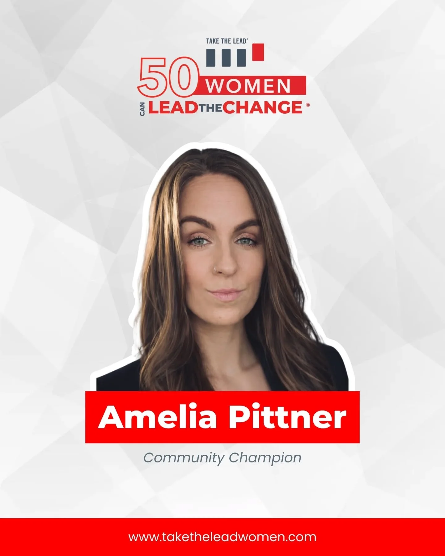 She doesn't ignore what she sees. 

She doesn't adjust herself to fit what doesn't make sense. 

She doesn't wait for someone else to initiate change.

Meet Amelia Pittner, Community Champion with the 50 Women Can Lead The Change program, and the wom