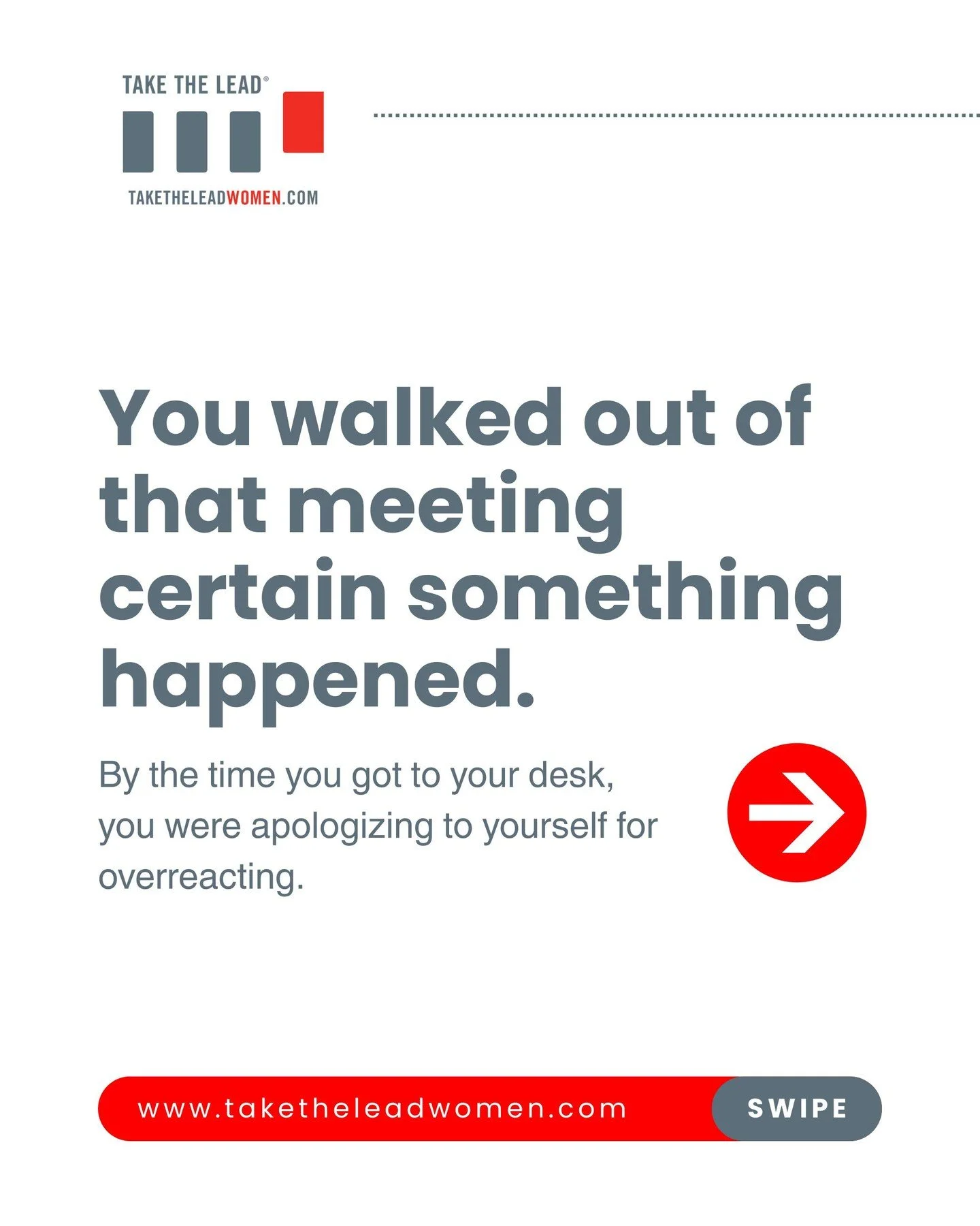 You walked out of that meeting certain something happened.

By the time you got to your desk, you were already replaying it. Editing it. Looking for the part where you misread something.

And by the time you opened your laptop, you'd fully talked you