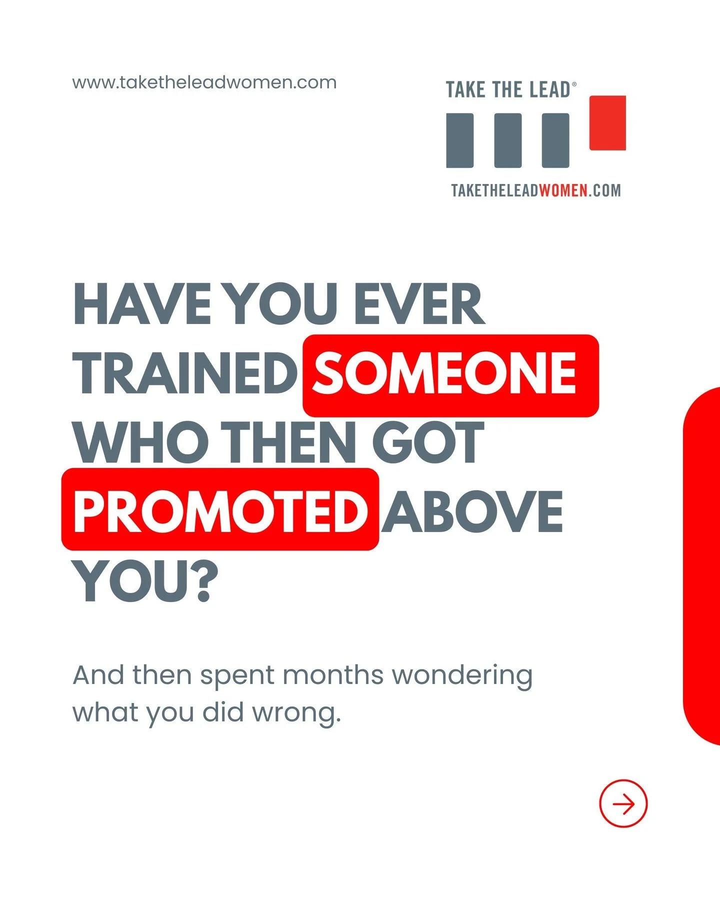 You trained her. You answered her questions, shared your frameworks, talked her through the hard parts. You were generous with what you knew because that's who you are.

And then she got promoted above you.

And you spent weeks trying to figure out w