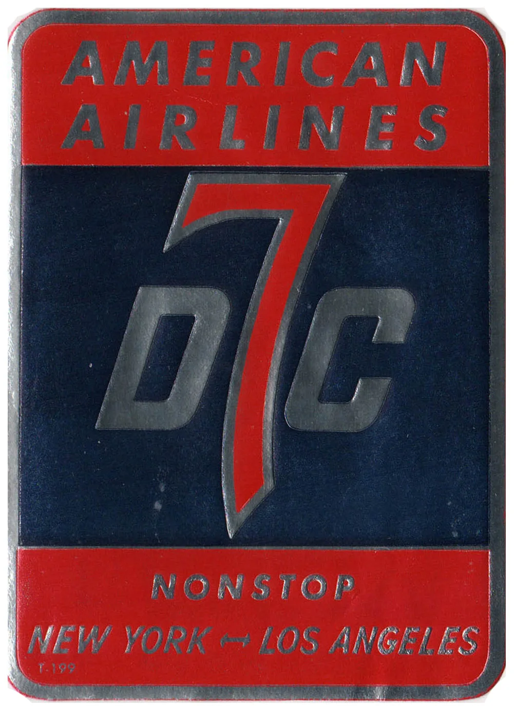 1950s American Airlines DC-7 Decal