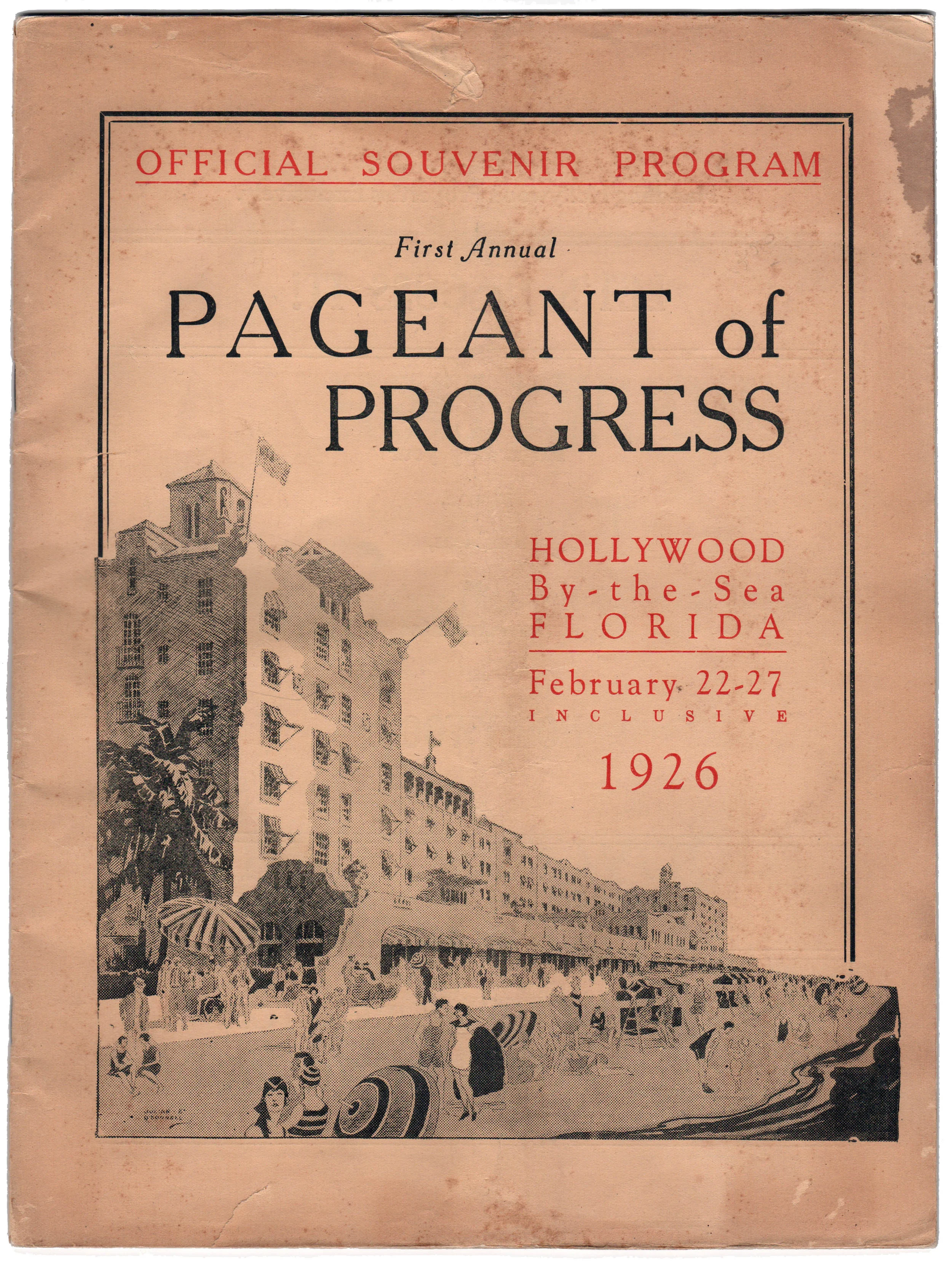 1st Pageant of Progress Program