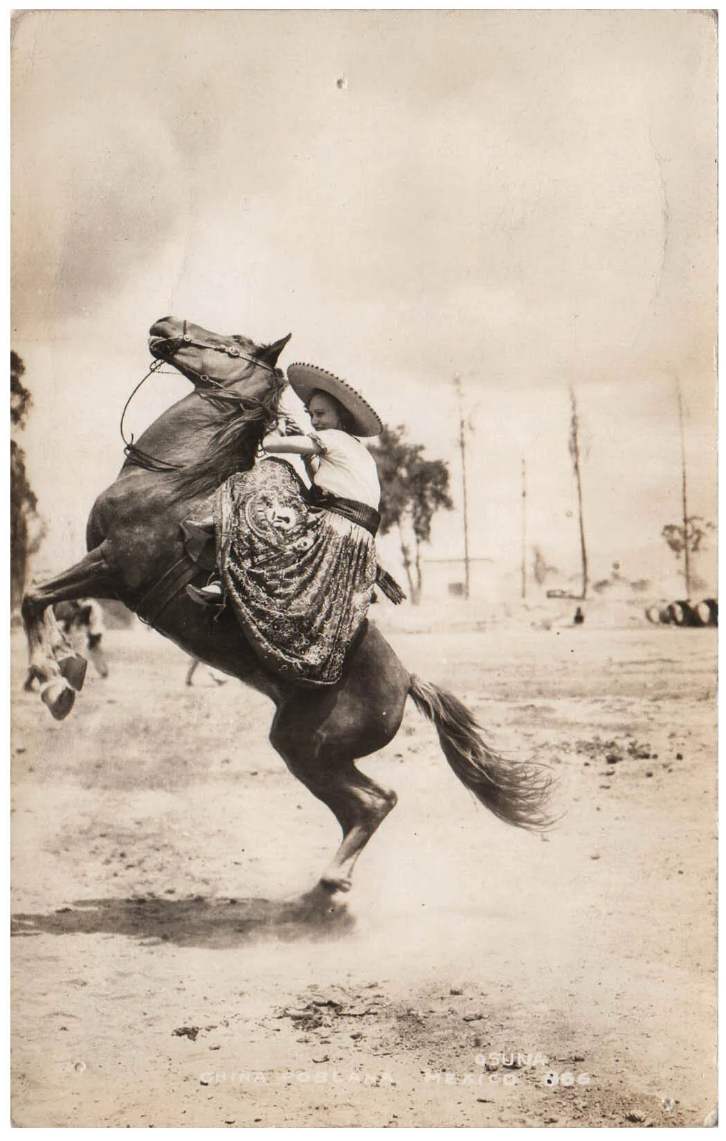 1945 China Poblana Mexico RPPC