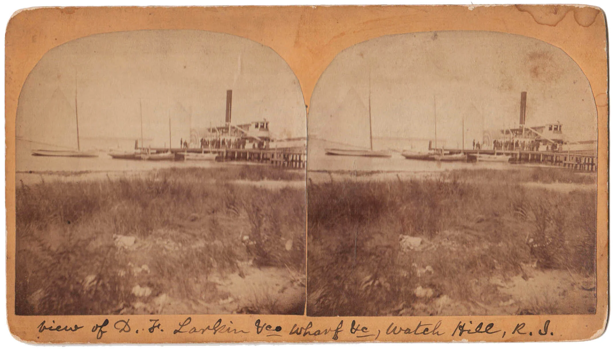 1874 Watch Hill Stereoview