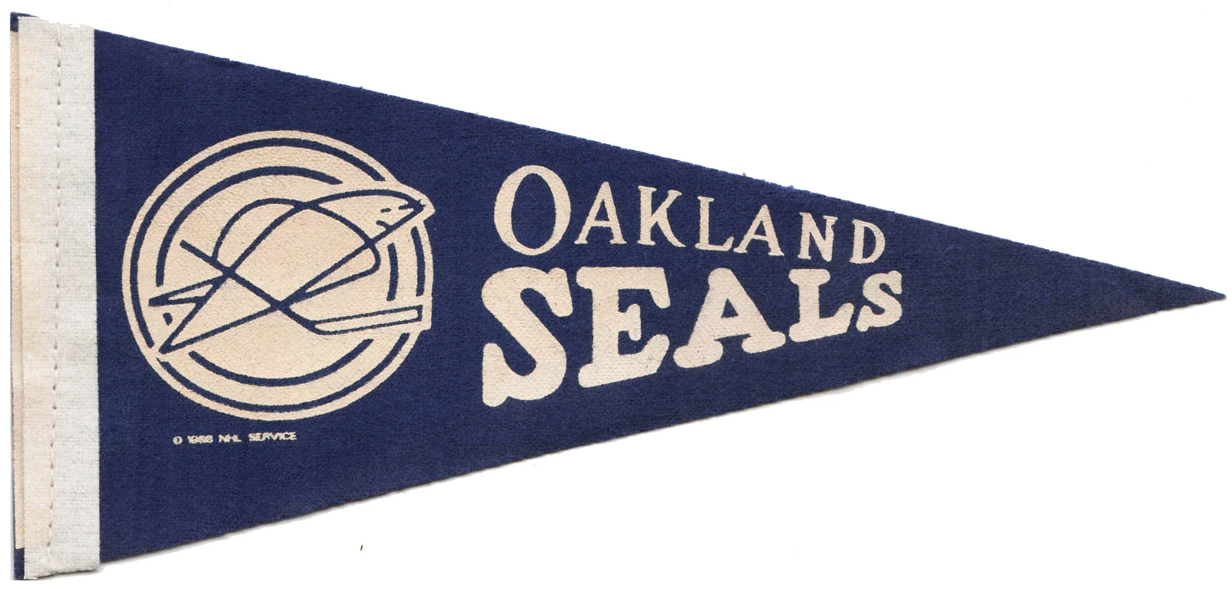 1960s Oakland Seals Mini Pennant