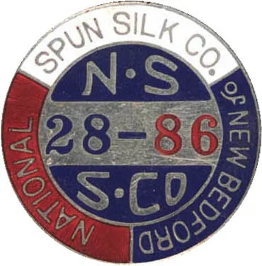 New Bedford, Massachusetts Textile Mill Badge