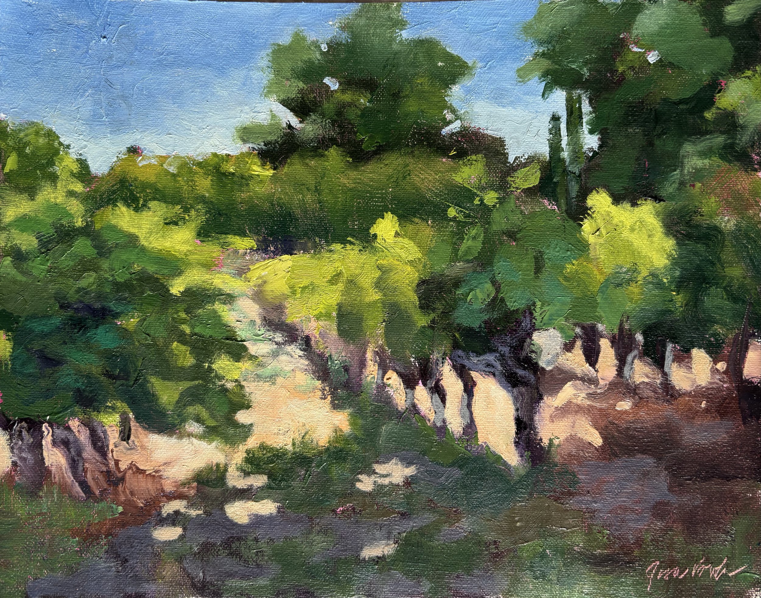 Big hand in the vines