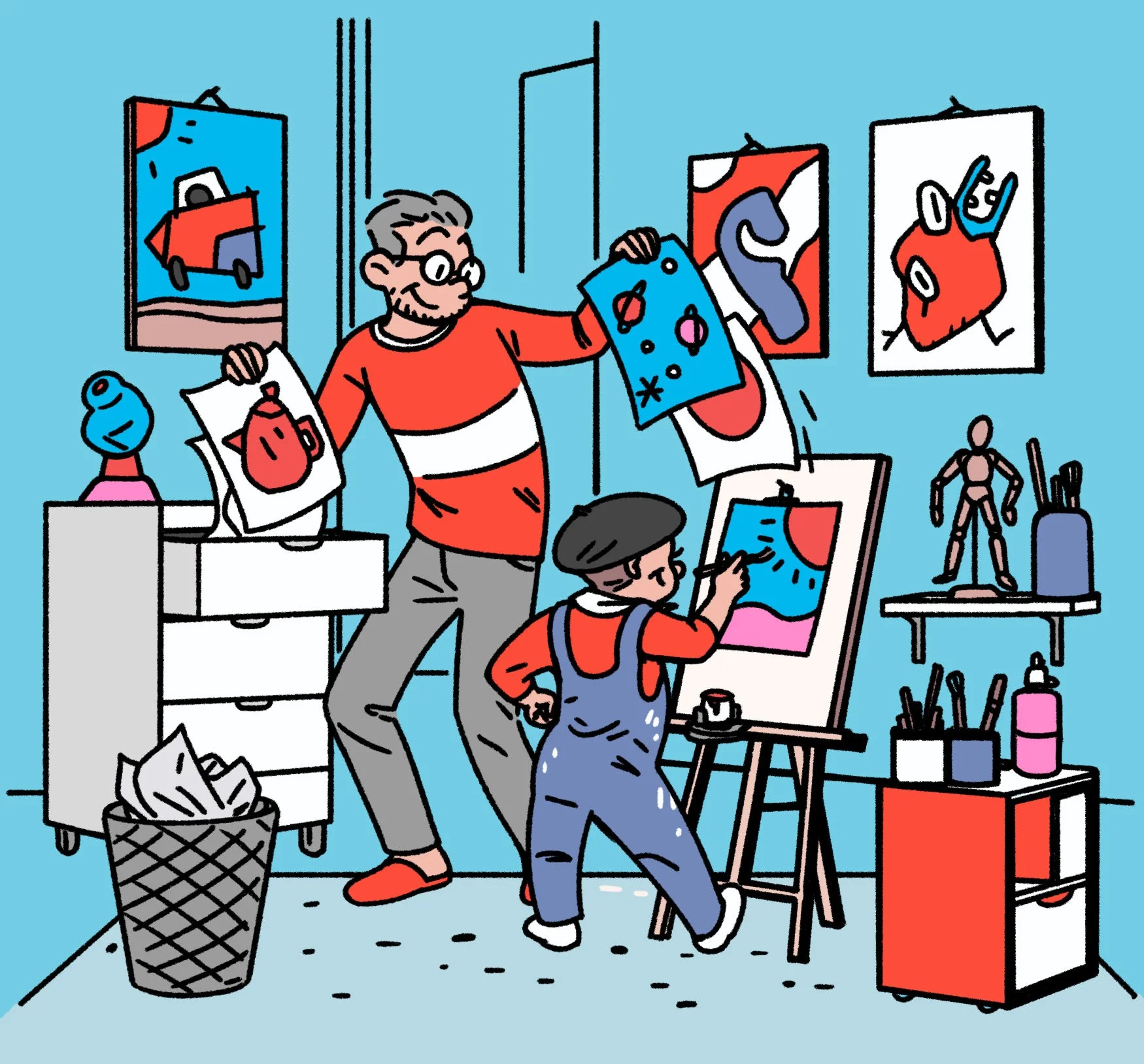 How to Keep Kids’ Art From Cluttering Up Your Home