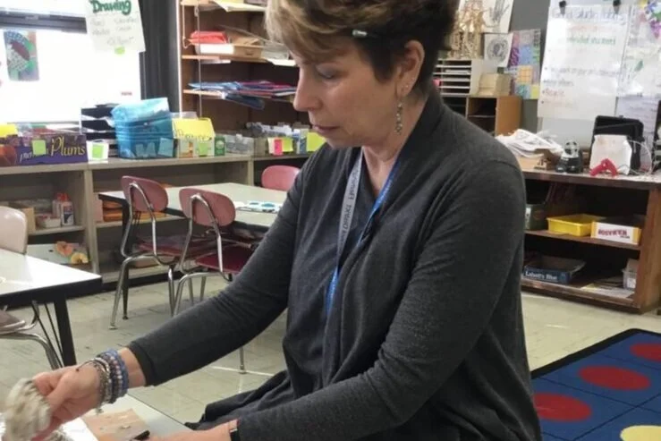 Robert Hunter Teacher Sharing Students' Artwork on Largest Online Student Art Museum