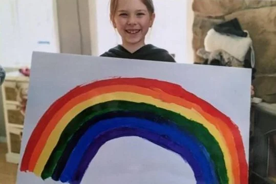 Rolling Hills students create messages and artwork for health care workers