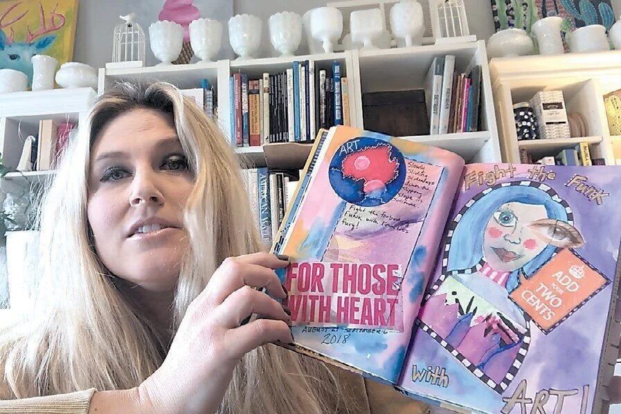 Art Teacher Continues Lessons Online During Coronavirus