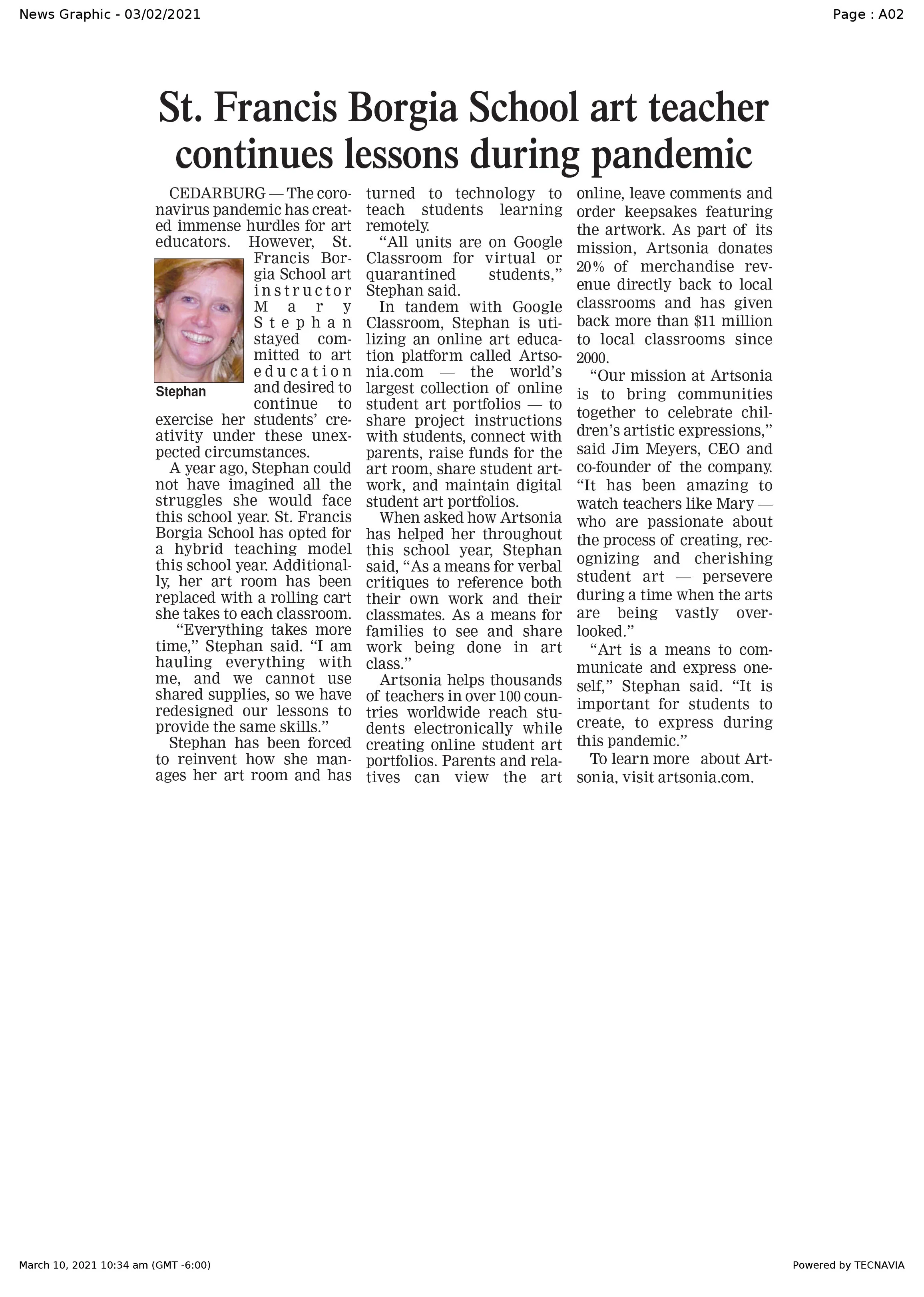 Printed in News Graphic’s paper.https://www.gmtoday.com/customer_service/news_graphic/