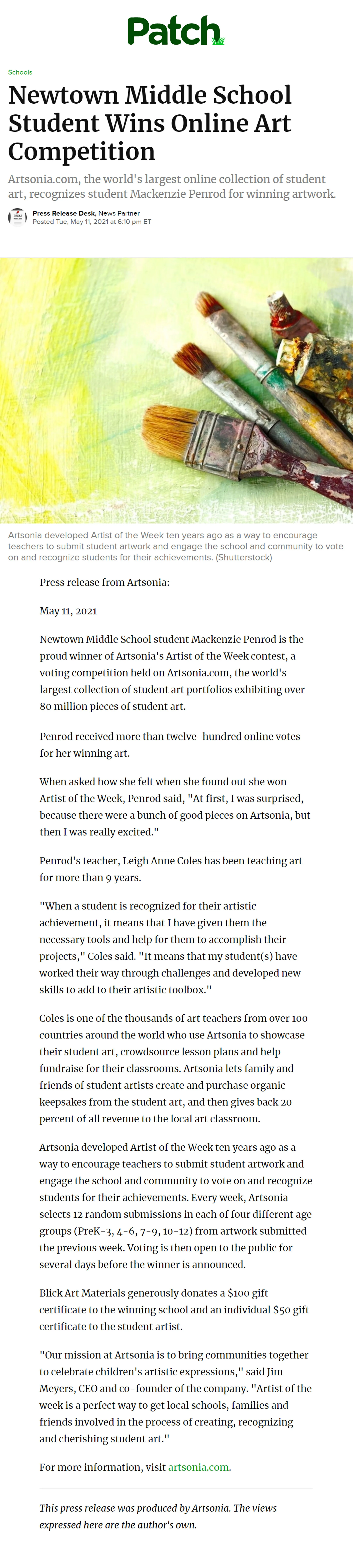 https://patch.com/connecticut/newtown/newtown-middle-school-student-wins-online-art-competition