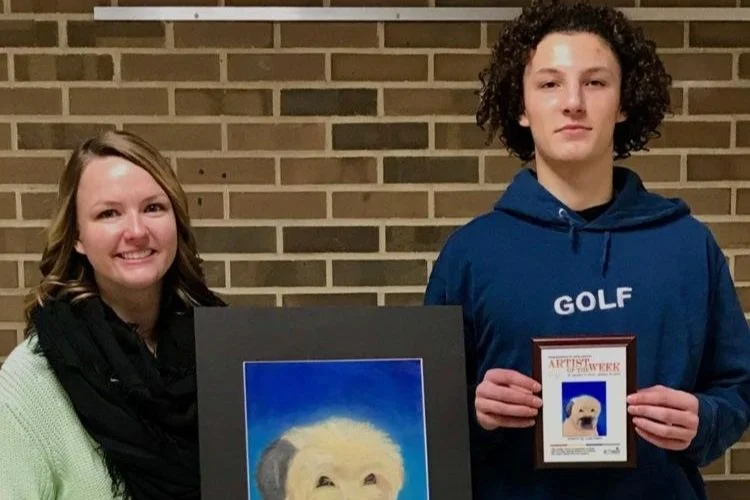 Lake Catholic student wins online art competition