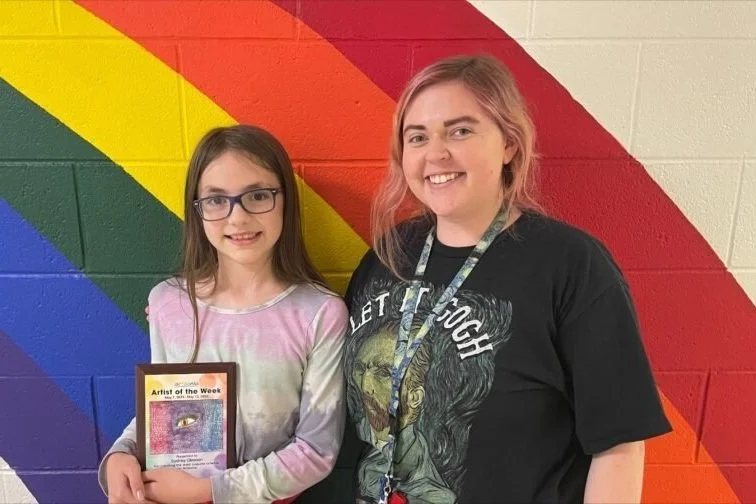 Calvert Elementary School Student Wins Online Art Competition