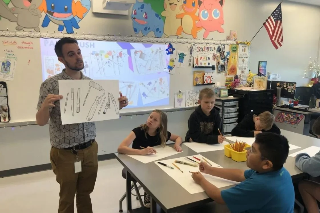 How a local award-winning teacher brought his students’ art to the world