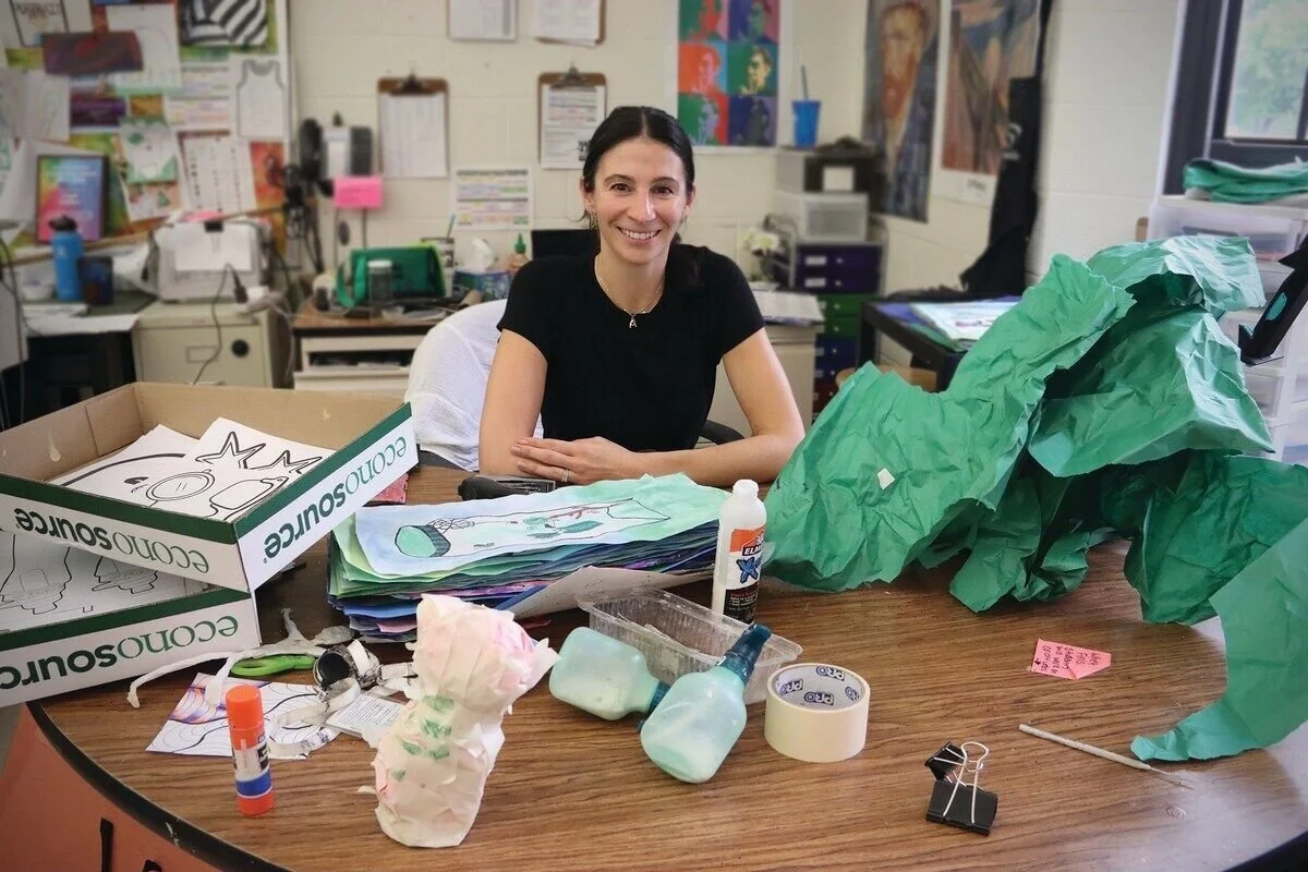 Former art student now in role of teacher