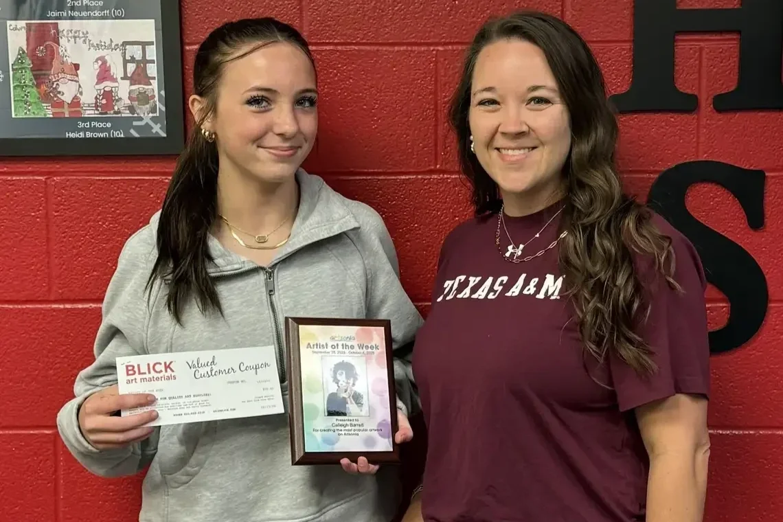 CHS student named national ‘Artist of the Week’ by Artsonia