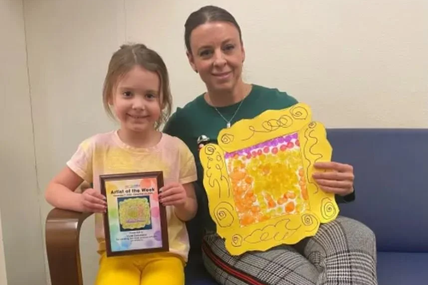 Kirtland Elementary kindergartner named ‘Artist of Week’