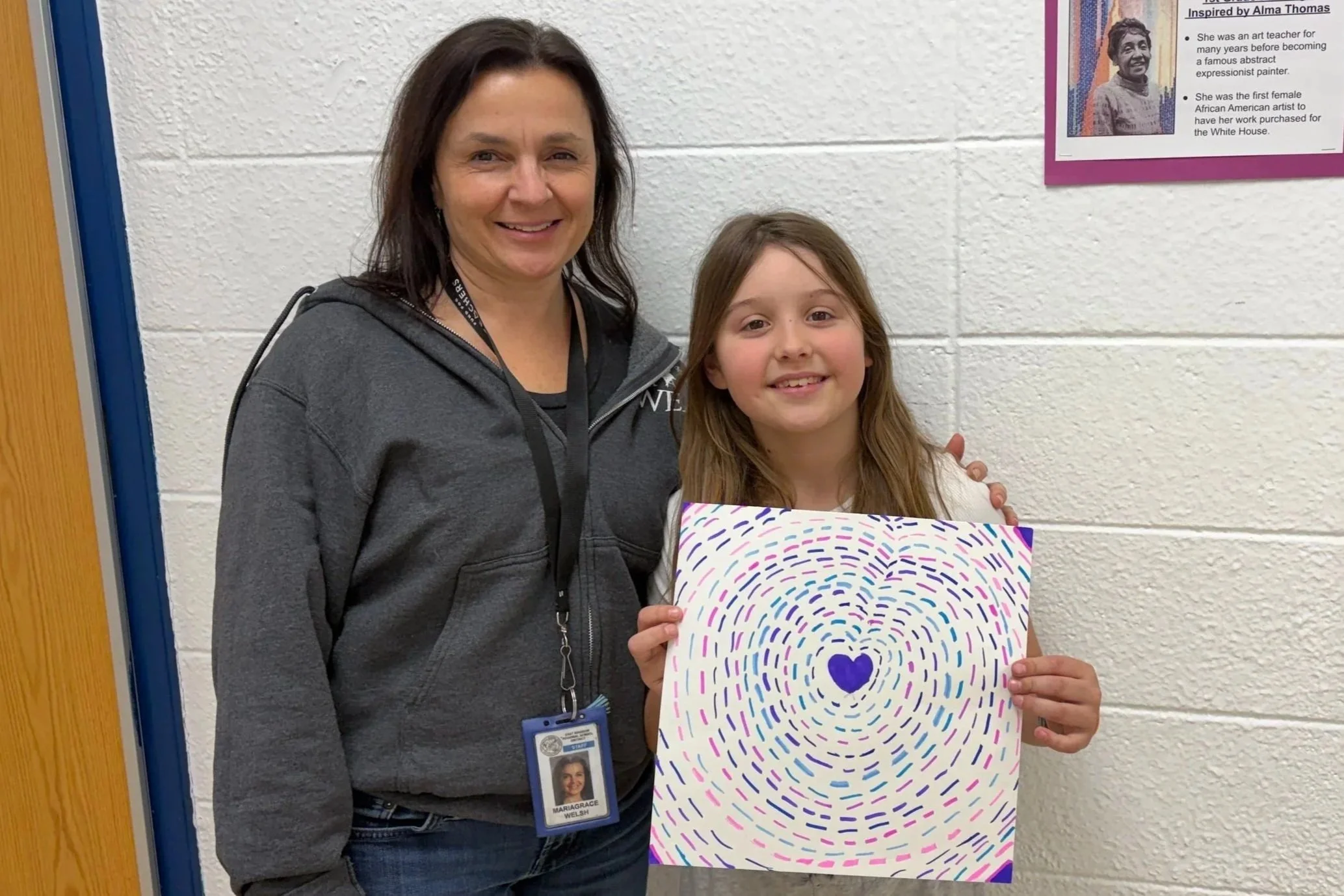 Second-Grade Student at Walter C. Black Elementary School Named National ‘Artist of the Week’