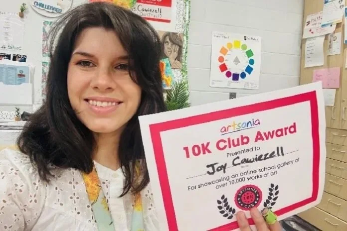 Local Teacher Celebrates 10K+ Student Artworks