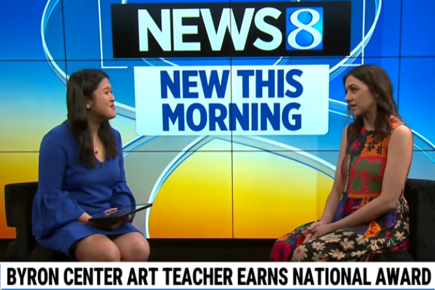  Byron Center art teacher earns national award