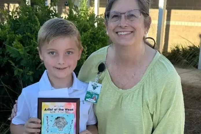 Patronis Elementary School Student Named National ‘Artist of the Week’ by Artsonia