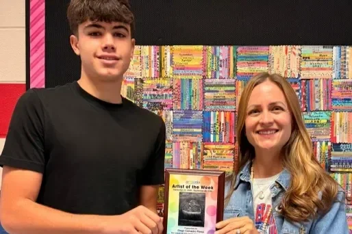 Graham student earns national Artsonia Artist of the Week title