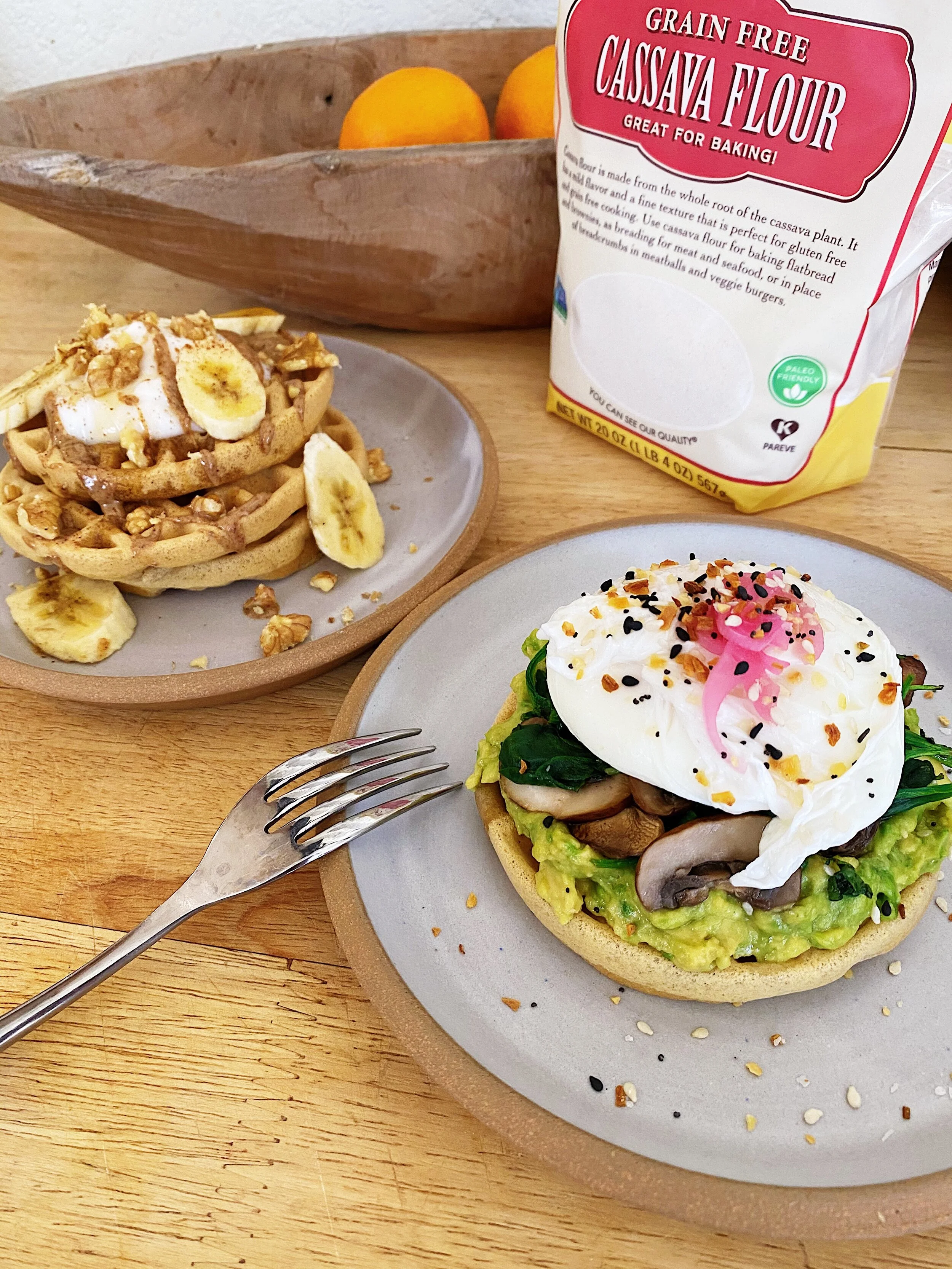 Cassava Collagen Mini Waffles