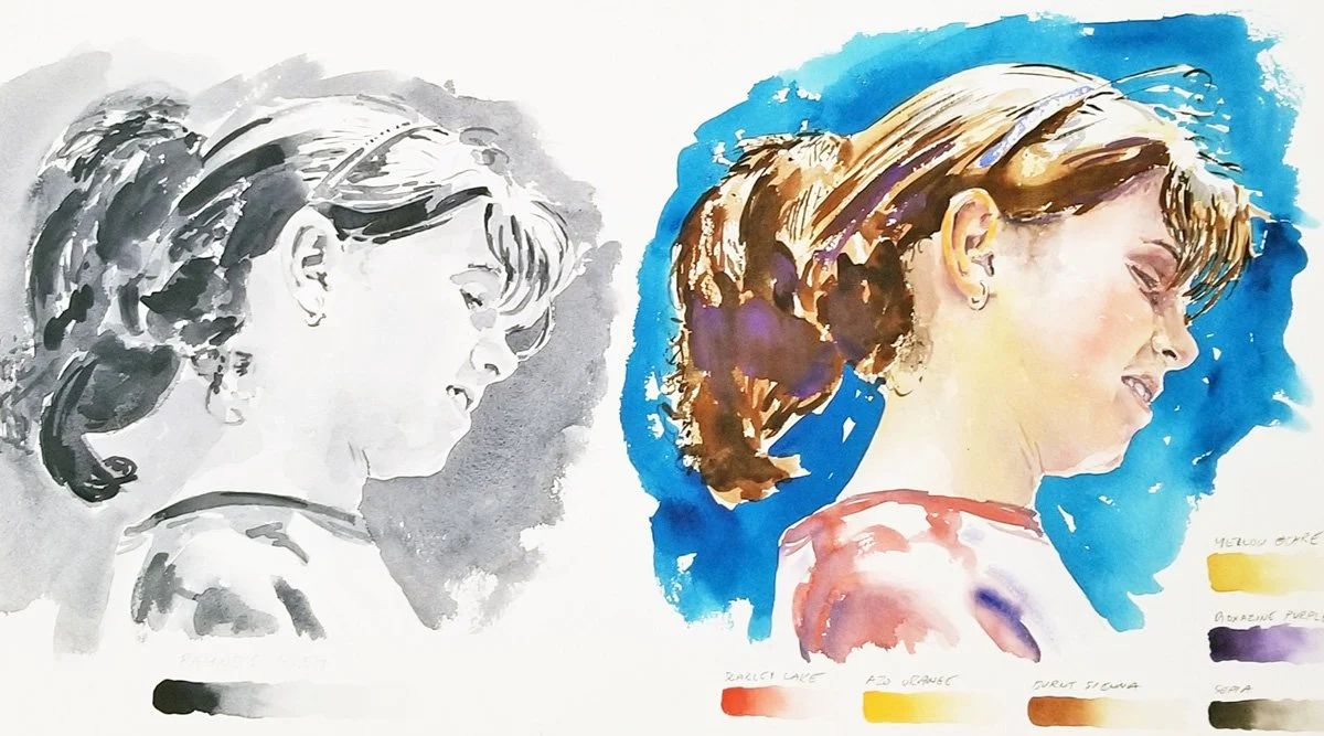 Fall 1 - Portrait & Figures in Watercolor