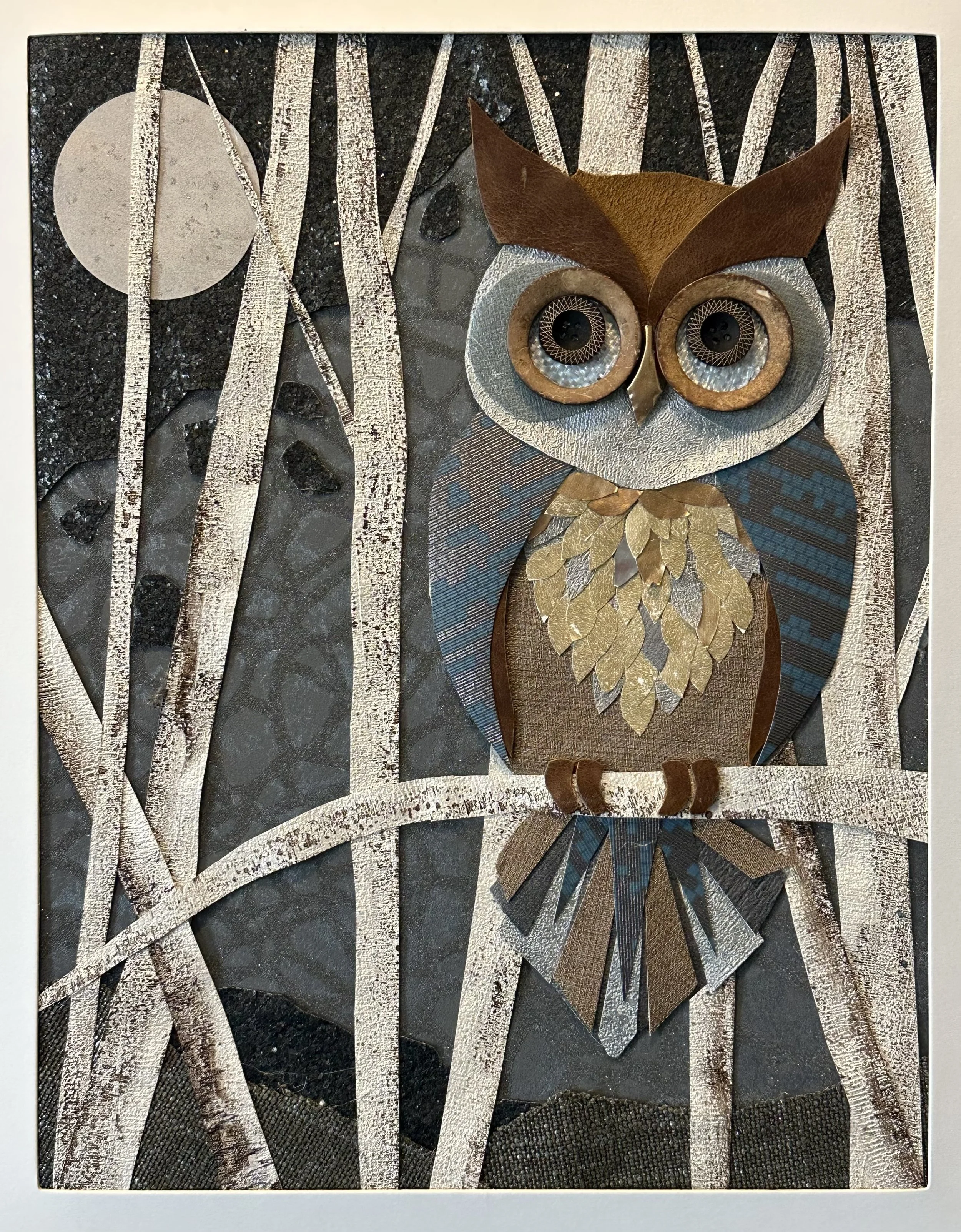 Collaging with Recycled Materials