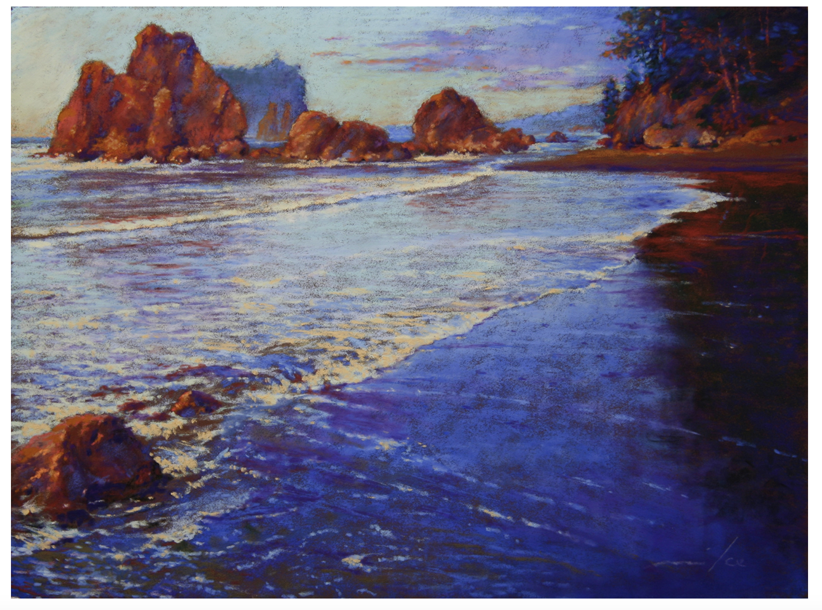 Winter 2 - PASTEL PAINTING 